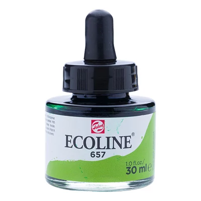 Tekutá akvarelová farba Talens Ecoline, 30 ml - 657, bronze green