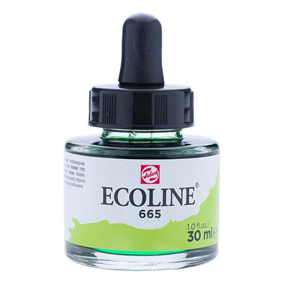 Tekutá akvarelová farba Talens Ecoline, 30 ml - 665, spring green