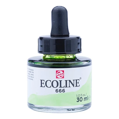 Tekutá akvarelová farba Talens Ecoline, 30 ml - 666, pastel green