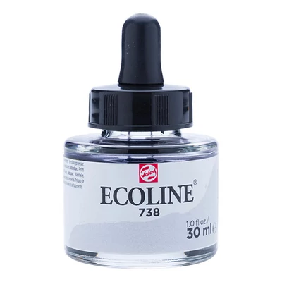 Tekutá akvarelová farba Talens Ecoline, 30 ml - 738, cold grey light