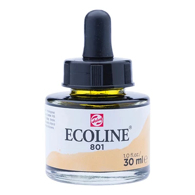 Tekutá akvarelová farba Talens Ecoline, 30 ml - 801, gold