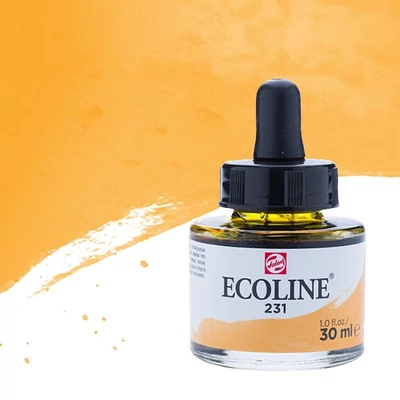 Tekutá akvarelová farba Talens Ecoline, 30 ml - 231,gold ochre