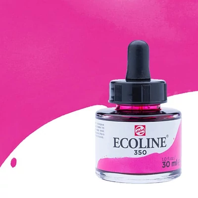 Tekutá akvarelová farba Talens Ecoline, 30 ml - 350, fuchsia