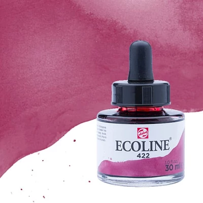 Tekutá akvarelová farba Talens Ecoline, 30 ml - 422, reddish brown