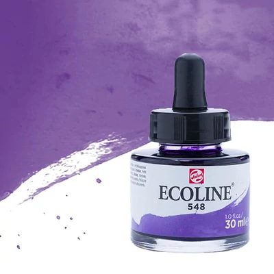 Tekutá akvarelová farba Talens Ecoline, 30 ml - 548, blue violet