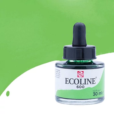 Tekutá akvarelová farba Talens Ecoline, 30 ml - 600, green