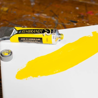 Olejová farba Talens Rembrandt, 40 ml - 208, cadmium yellow light