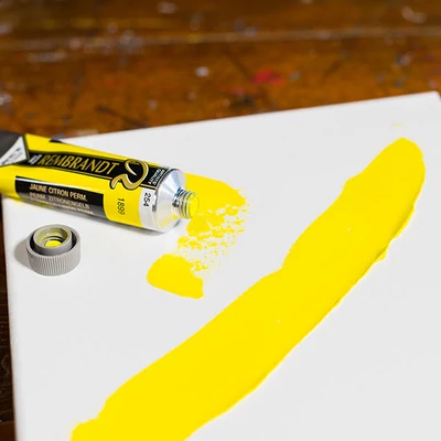 Olejová farba Talens Rembrandt, 40 ml - 254, permanent lemon yellow