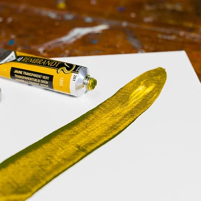 Olejová farba Talens Rembrandt, 40 ml - 281, transparent yellow green