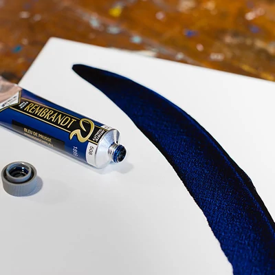 Olejová farba Talens Rembrandt, 40 ml - 508, prussian blue