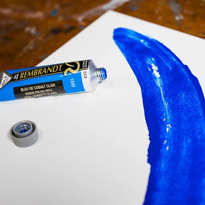 Olejová farba Talens Rembrandt, 40 ml - 513, cobalt blue light