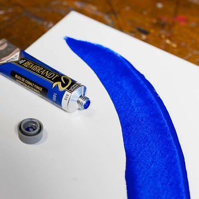 Olejová farba Talens Rembrandt, 40 ml - 515, cobalt blue deep