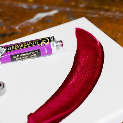 Olejová farba Talents Rembrandt, 40 ml - 537, permanent violet medium