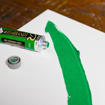 Olejová farba Talens Rembrandt, 40 ml - 682, cobalt turquoise green