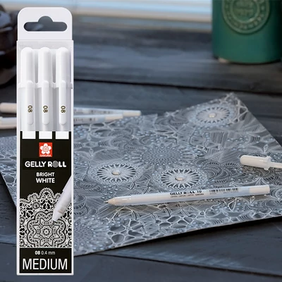 Sakura Gelly Roll zselés toll készlet, 3 db - Real Whites 08