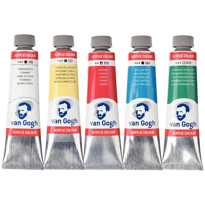 Akrylová farba Talens Van Gogh, 40 ml - v rôznych farbách