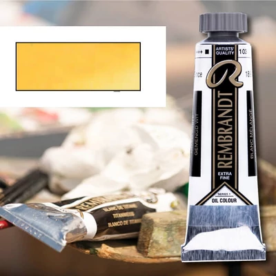 Olejová farba Talens Rembrandt, 40 ml - 284, permanent yellow medium
