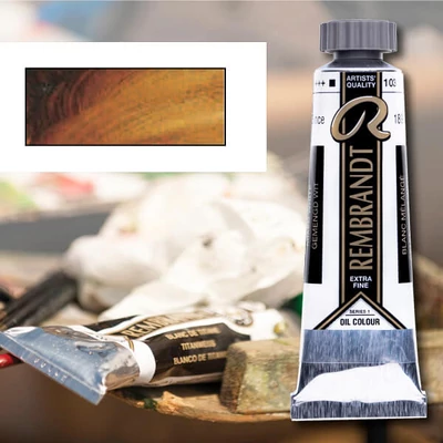 Olejová farba Talens Rembrandt, 40 ml - 414, asphaltum