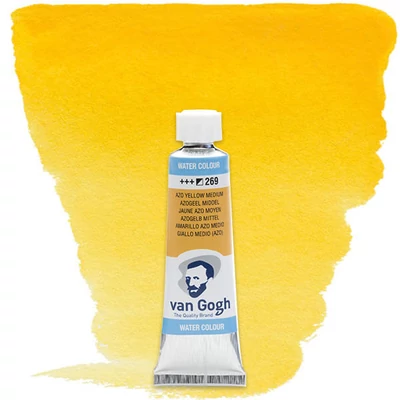 Akvarelová farba v tubeTalens Van Gogh, 10 ml - 269, azo yellow medium