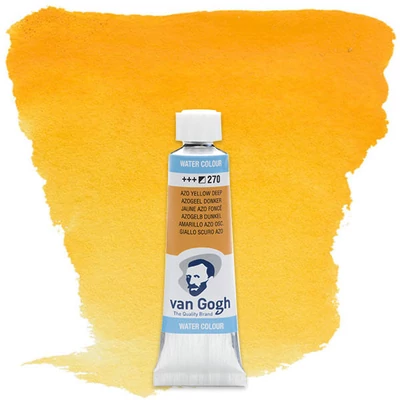 Akvarelová farba v tubeTalens Van Gogh, 10 ml - 270, azo yellow deep