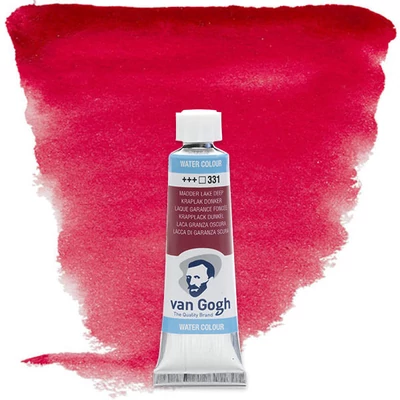 Akvarelová farba v tubeTalens Van Gogh, 10 ml - 331,  madder lake deep