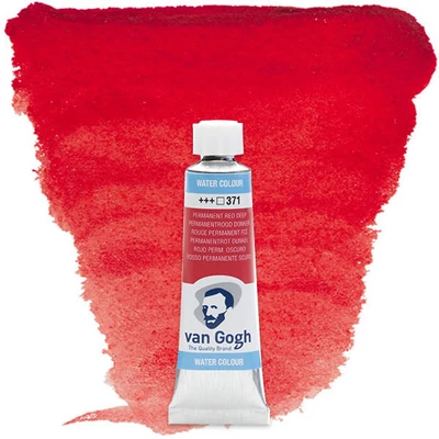 Akvarelová farba v tubeTalens Van Gogh, 10 ml - 371, permanent red deep