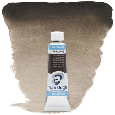 Akvarelová farba v tubeTalens Van Gogh, 10 ml - 403, vandyke brown