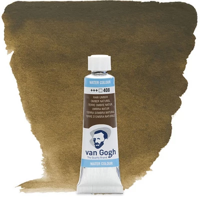 Akvarelová farba v tubeTalens Van Gogh, 10 ml - 408, raw umber