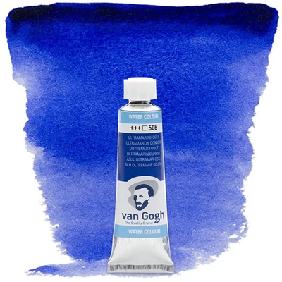 Akvarelová farba v tubeTalens Van Gogh, 10 ml - 506, ultramarine deep