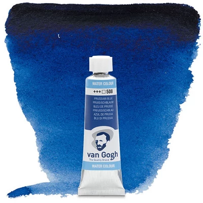 Akvarelová farba v tubeTalens Van Gogh, 10 ml - 508, prussian blue