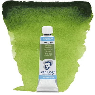 Akvarelová farba v tubeTalens Van Gogh, 10 ml - 623, sap green