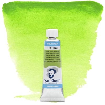 Akvarelová farba v tubeTalens Van Gogh, 10 ml - 633, permanent yellowish green