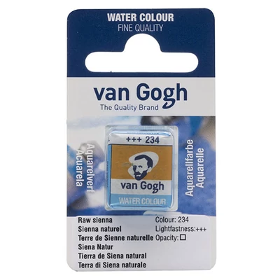 Akvarelová farba Talens Van Gogh, 1/2 panvičky - 234, raw sienna