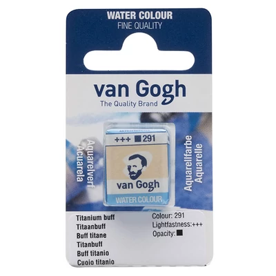 Akvarelová farba Talens Van Gogh, 1/2 panvičky - 291, titanium buff