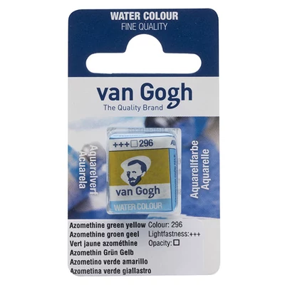 Akvarelová farba Talens Van Gogh, 1/2 panvičky - 296, azo green yellow