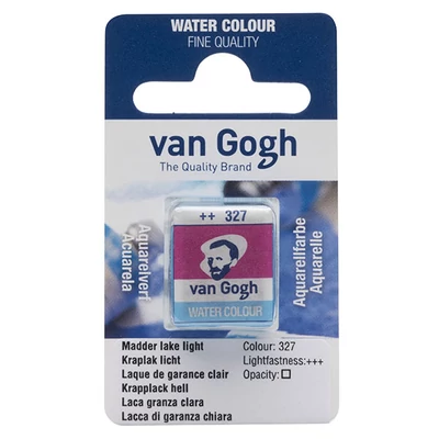 Akvarelová farba Talens Van Gogh, 1/2 panvičky - 327, madder lake light