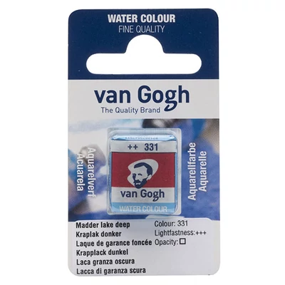 Akvarelová farba Talens Van Gogh, 1/2 panvičky - 331,  madder lake deep