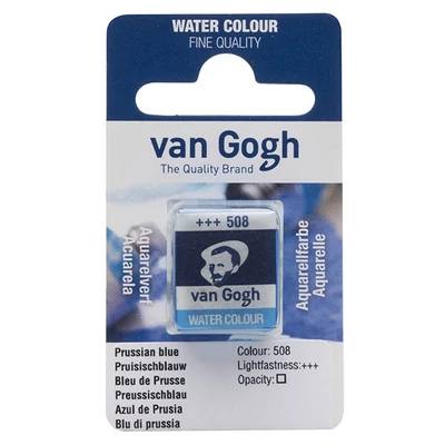 Akvarelová farba Talens Van Gogh, 1/2 panvičky - 508, Prussian blue