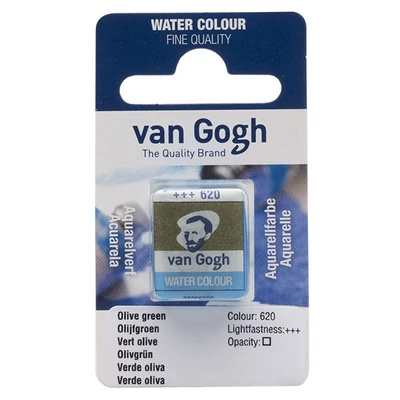 Akvarelová farba Talens Van Gogh, 1/2 panvičky - 620, olive green