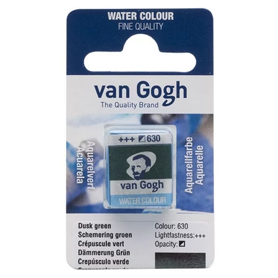 Akvarelová farba Talens Van Gogh, 1/2 panvičky  - 630, dusk green