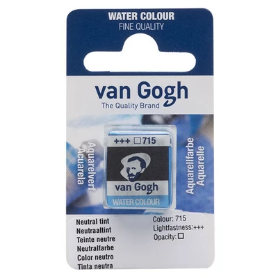 Akvarelová farba Talens Van Gogh, 1/2 panvičky  - 715, neutral tint