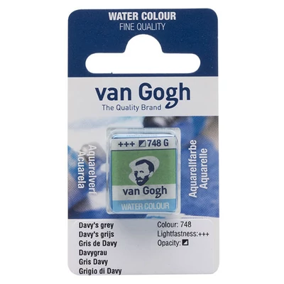 Akvarelová farba Talens Van Gogh, 1/2 panvičky  - 748, Davy's grey