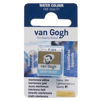 Akvarelová farba Talens Van Gogh, 1/2 panvičky  - 844, interference yellow