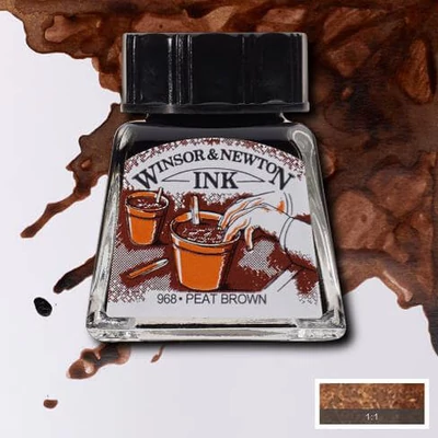 Atrament Winsor&Newton, 14 ml - 469, peat brown