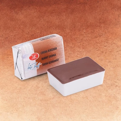 Akvarelová farba v panvičke White Nights, 2,5 ml - 406, burnt sienna