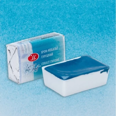 Akvarelová farba v panvičke White Nights, 2,5 ml - 533, cobalt chrome turquoise