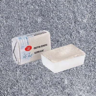 Akvarelová farba v panvičke White Nights, 2,5 ml, metalíza - 961, silver light