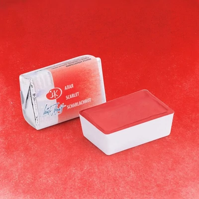 Akvarelová farba v panvičke White Nights, 2,5 ml - 318, scarlet