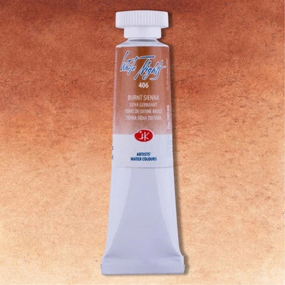 Akvarelová farba v tube White Nights, 10 ml - 406, burnt sienna