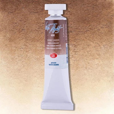 Akvarelová farba v tube White Nights, 10 ml - 408, burnt umber
